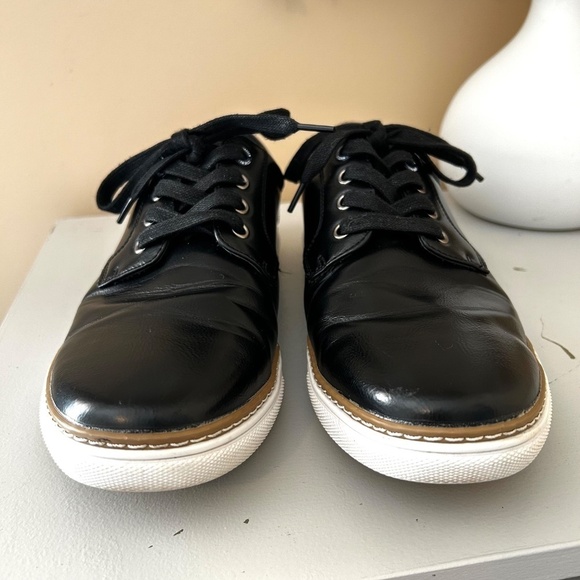 Steve Madden Men’s Garett Black Lace Up Casual Oxford Sneaker Size 9.5 - Picture 4 of 16